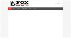 Desktop Screenshot of foxtileservice.com